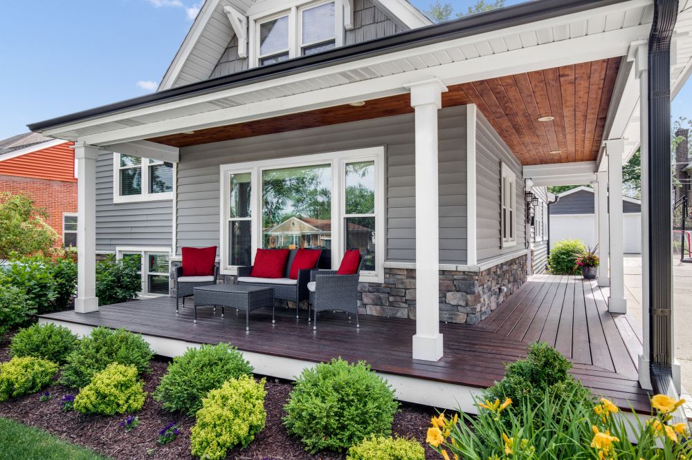 Porch Pillar Repair in Niles
