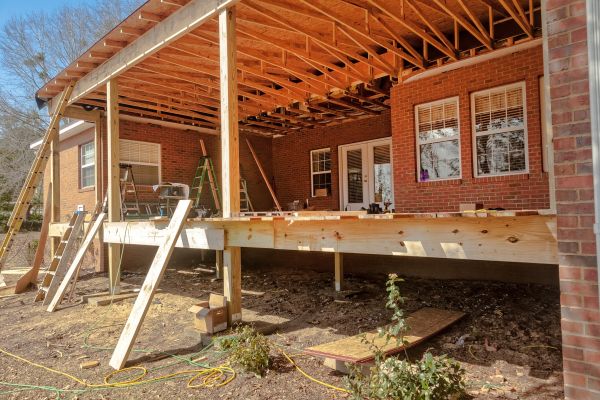 Porch Columns Installation in Niles