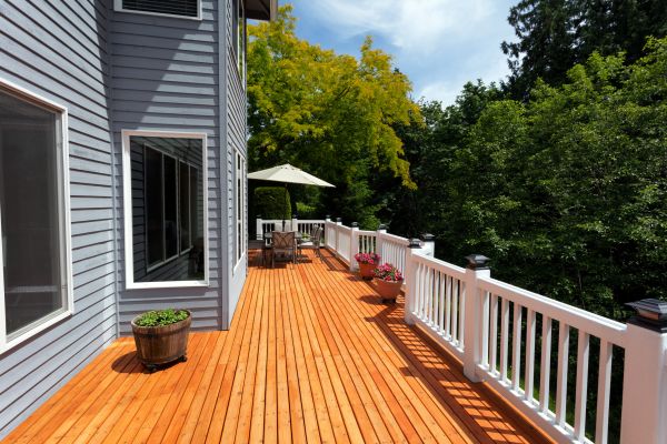 Cedar Deck Construction in Niles