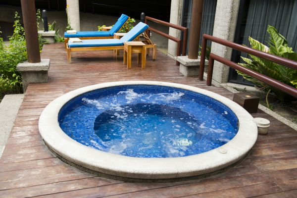 Hot Tub Deck Construction in Niles